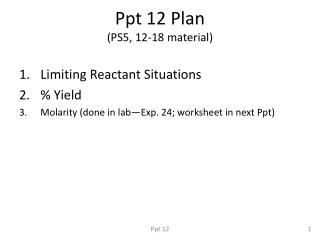 Ppt 12 Plan (PS5, 12-18 material)