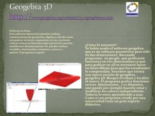 Geogebra 3D geogebra/webstart/5.0/geogebra-50.jnlp