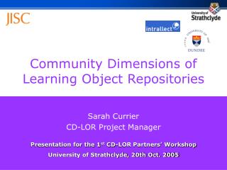 Community Dimensions of Learning Object Repositories