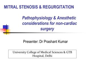 Presenter: Dr Prashant Kumar