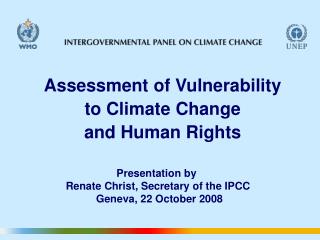 Assessment of Vulnerability to Climate Change and Human Rights