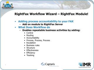 RightFax Workflow Wizard – RightFax Module!