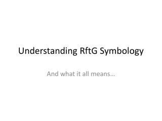 Understanding RftG Symbology