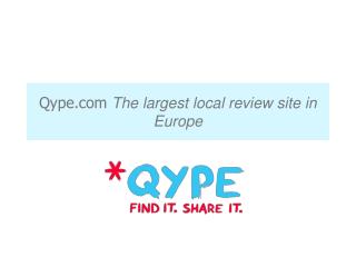 Qype The largest local review site in Europe