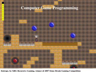 CSE 380 – Computer Game Programming Introduction