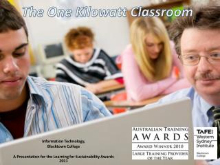 The One Kilowatt Classroom