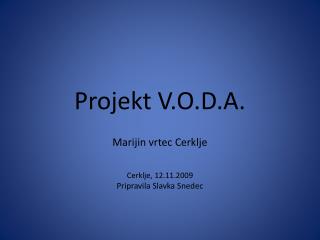 Projekt V.O.D.A.