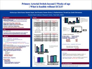 Primary Arterial Switch beyond 3 Weeks of age : What is feasible without ECLS?