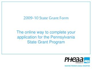 2009-10 State Grant Form