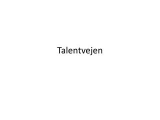 Talentvejen