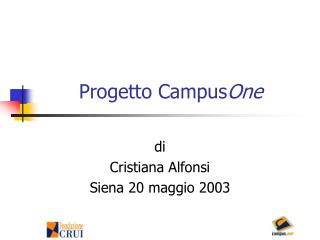 Progetto Campus One
