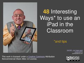 48  Interesting Ways* to use an iPad in the Classroom