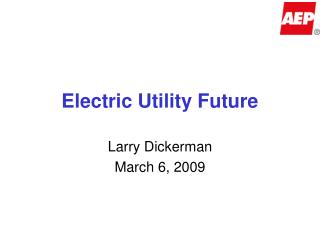 Electric Utility Future