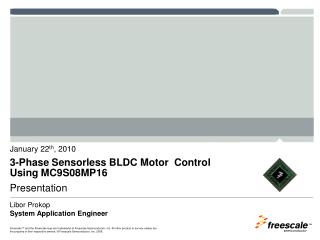 3-Phase Sensorless BLDC Motor Control Using MC9S08MP16