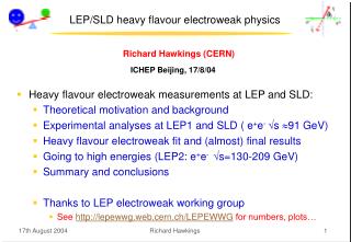 LEP/SLD heavy flavour electroweak physics