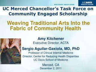 UC Merced Chancellor’s Task Force on Community Engaged Scholarship