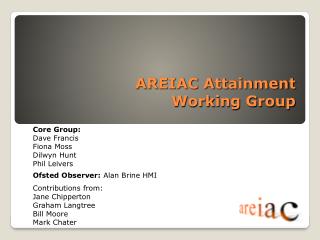 AREIAC Attainment Working Group
