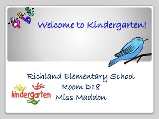 Welcome to Kindergarten!