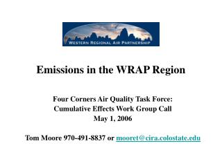 Emissions in the WRAP Region