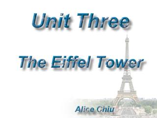 Activity One: Let’s Go to the Eiffel Tower Activity Two: Wonders of the World
