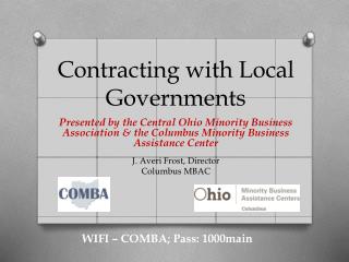 Contracting with Local Governments