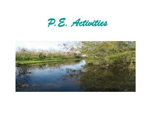 P.E. Activities