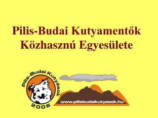 Pilis-Budai Kutyamentők Közhasznú Egyesülete
