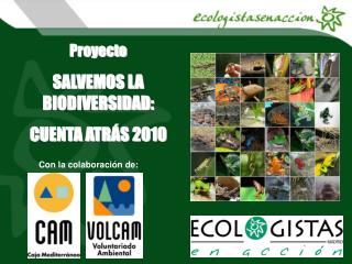 Proyecto SALVEMOS LA BIODIVERSIDAD: CUENTA ATRÁS 2010