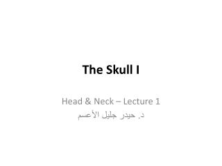 The Skull I