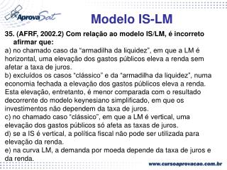 Modelo IS-LM