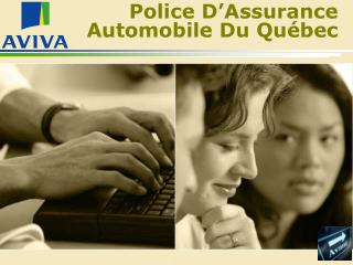 Police D’Assurance Automobile Du Québec