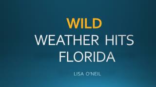 WILD WEATHER HITS FLORIDA
