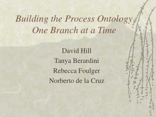 Building the Process Ontology One Branch at a Time