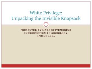 unpacking the invisible knapsack