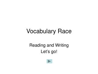 Vocabulary Race