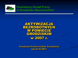 Powiatowy Urząd Pracy w Grodzisku Mazowieckim