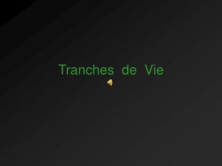 Tranches de Vie