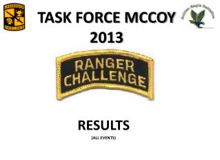 TASK FORCE MCCOY 2013