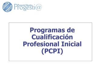 Programas de Cualificación Profesional Inicial (PCPI)