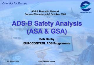 ADS-B Safety Analysis (ASA &amp; GSA)