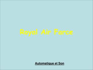 Royal Air Farce