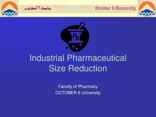 Industrial Pharmaceutical Size Reduction