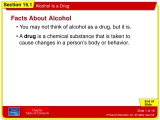 Facts About Alcohol