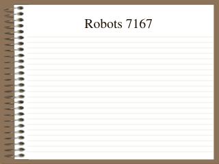 Robots 7167