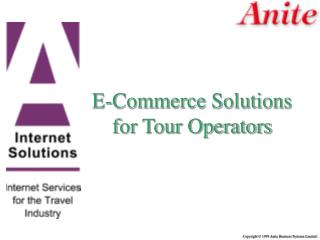 E-Commerce Solutions for Tour Operators