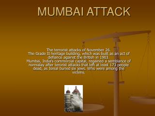 MUMBAI ATTACK