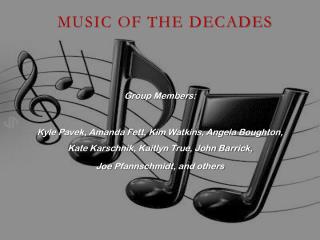 Music of the Decades
