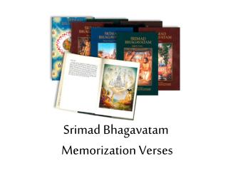 Srimad Bhagavatam Memorization Verses