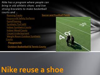Nike reuse a shoe