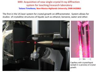MRI: Acquisition of new single-crystal X-ray diffraction system for teaching/research laboratory